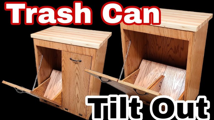 How To Make A Wooden Trash Can