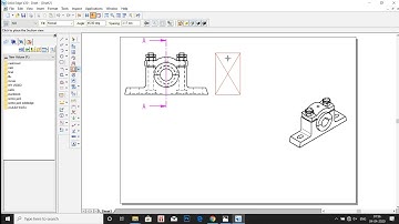 HOW TO DESIGN PLUMMER BLOCK USING SOLID EDGE: 3D TO 2D DRAWING