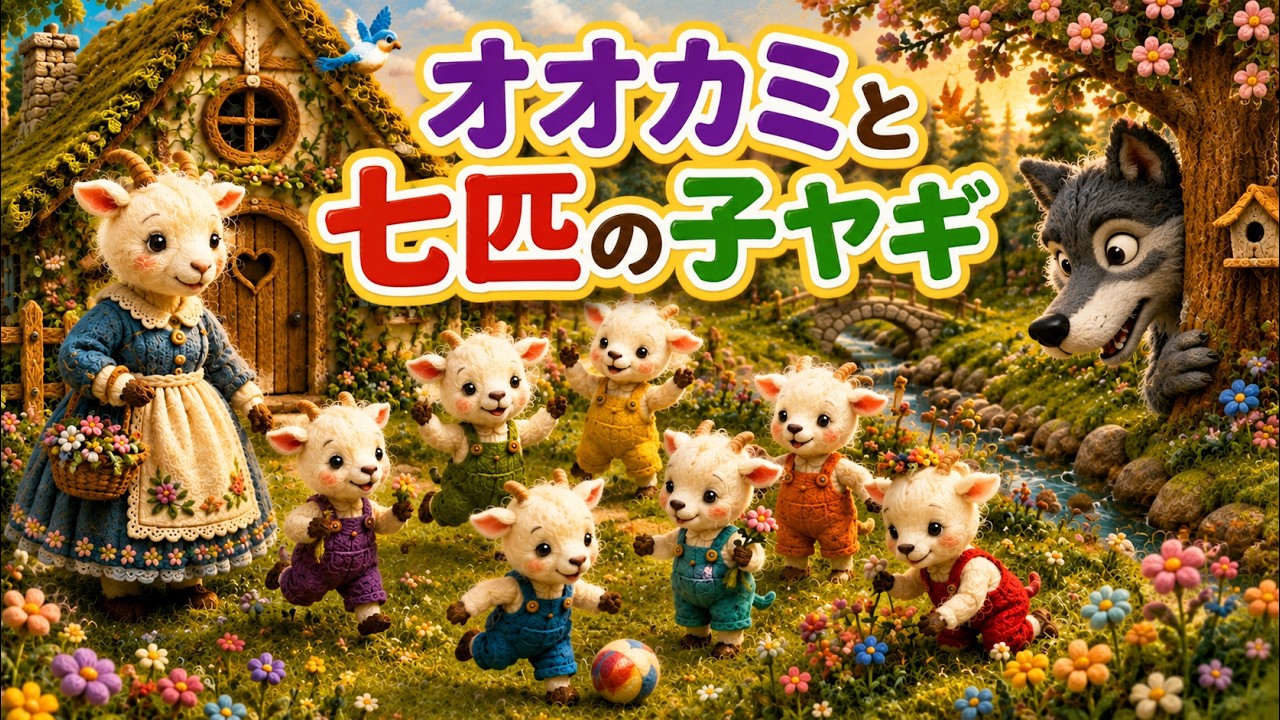 オオカミと七匹の子ヤギ】 - YouTube