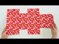 No Zipper Pouch Bag Sewing Ideas 💟 Easy To Sew In 10 Minutes