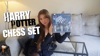Unbox my Harry Potter chess set with me!