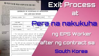 Mga nakukuhang insurance at pera ng isang EPS Worker after ng kanilang kontrata sa South Korea
