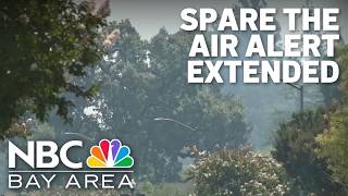 Spare the Air alert extended due to Sonoma County Woodside Fire