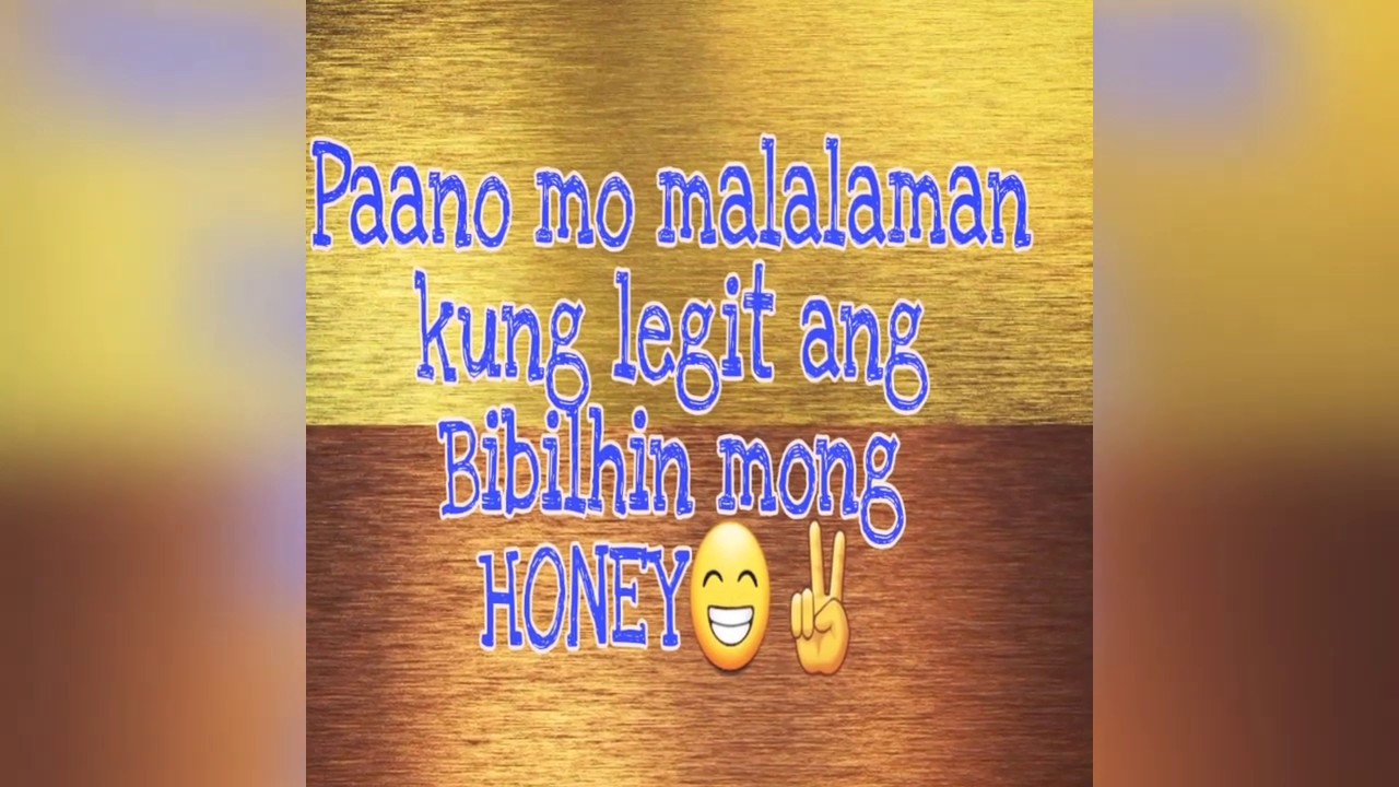 legit honey😁 YouTube