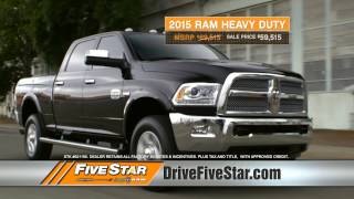 All 2015 Trucks & SUVs Are Marked Down - Five Star CDJR