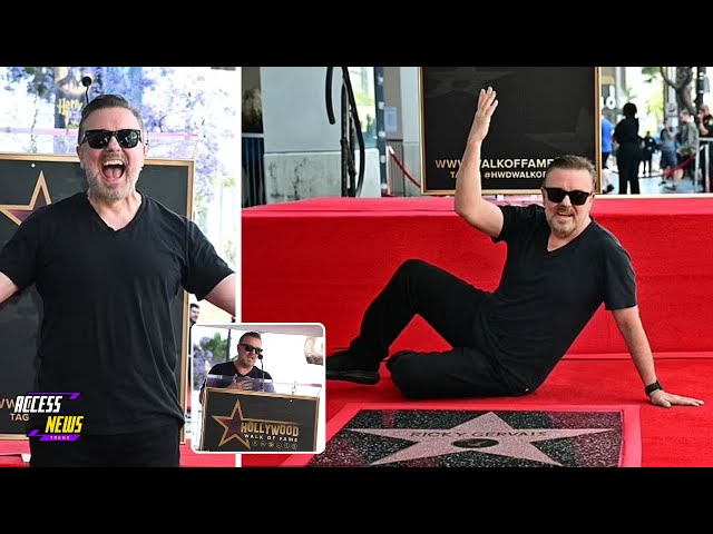Ricky Gervais' Bold Walk of Fame Speech Sparks Buzz! - YouTube