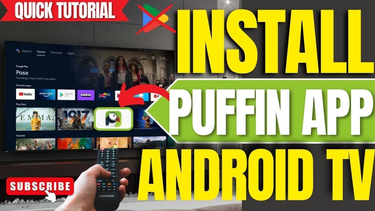 No Playstore? How to Download & Install Puffin Browser App on ANY Android TV (2025)