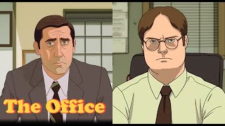 The Office As A Retro Anime