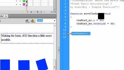 Flash - Basic ActionScript 3 - by brettBoy Simple Function Made Reusable