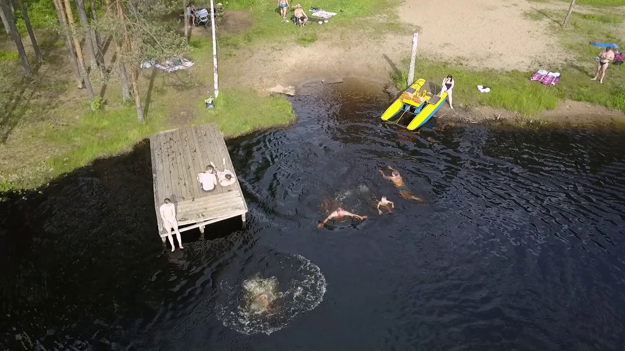 Озеро вблизи деревни Шапки Ленинградская область DJI MAVIC pro - YouTube