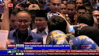 PAN Targetkan Raih 58 Kursi Legislatif DPR di Pemilu 2019