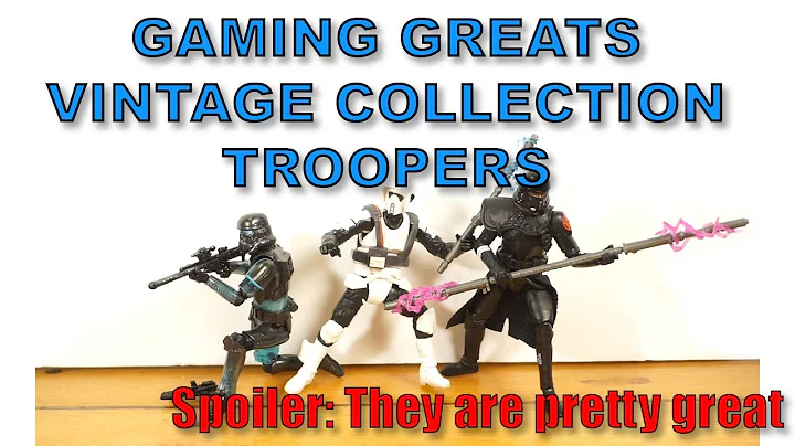The Vintage Collection Gaming Greats Shadow, Scout, & Purge Trooper 3.75" Action Figure Review!
