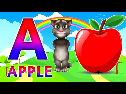 أغنية الأبجدية الصوتية فيديو تعليمي للأطفال الصغار أغنية أطفال بحرف A أغنية ABCD