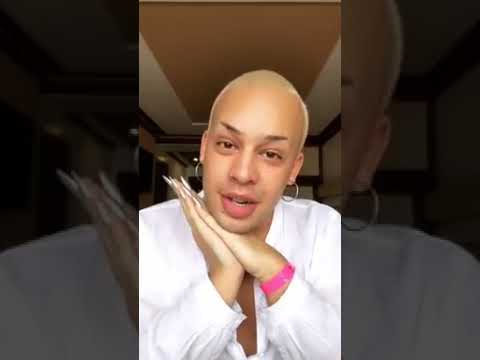 Gloria Groove se pronunciando sobre os problemas ocorridos no Bloco das Gloriosas em SP (2019)