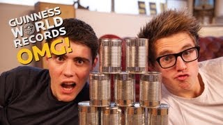 Speed Building Pyramids - Will Malfie Smash it?  // The Record Slam (Ep18)