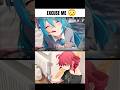 Bro paused at the EXACT wrong frame 😭 #memes #miku #anime #animeshorts #shorts