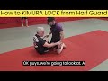 BJJ BEGINNER 😧 How to KIMURA LOCK from HALF GUARD