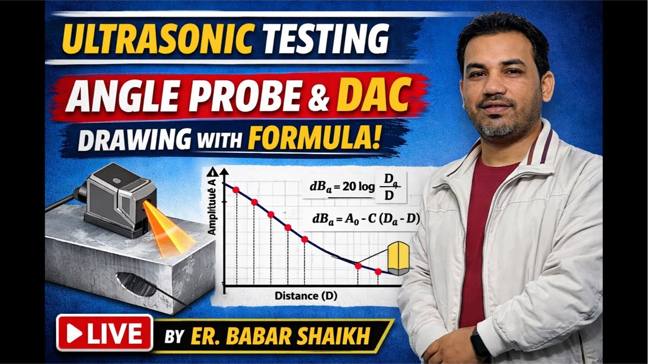 Ultrasonic Testing (UT) | How To Draw DAC Curve | Er. Babar Shaikh ...