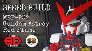 MBF-P02 GUNDAM ASTRAY RED FLAME | SPEED BUILD | SD GUNDAM EX STANDARD NO.07 | BANDAI