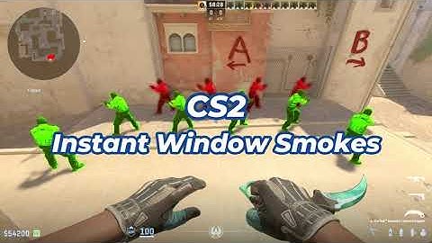 CS2 - ALL INSTANT WINDOW SMOKE per spawn on Mirage (last update)