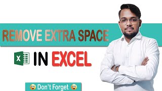 How to Remove Extra Space in  Each Cell ? Excel in Hindi | #CC #CCS screenshot 5
