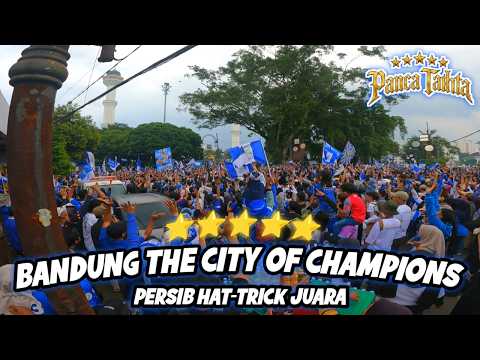 KONVOI PERSIB HAT-TRICK CHAMPIONS‼️DI ALUN-ALUN BANDUNG