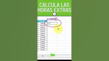 🟣Calcula el pago de HORAS EXTRAS🟣😎 #excel #superexcel #horas #horasextras #pagode #exceltips