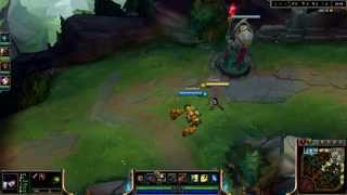 Blitz grab + Cait's trap = Secured first blood
