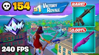 154 Elimination "RANKED RELOAD" Gameplay Wins (Fortnite Chapter 7 Keyboard & Mouse)