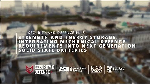 Integrating Mechanical Defence Requirements into Next Generation Solid State Batteries