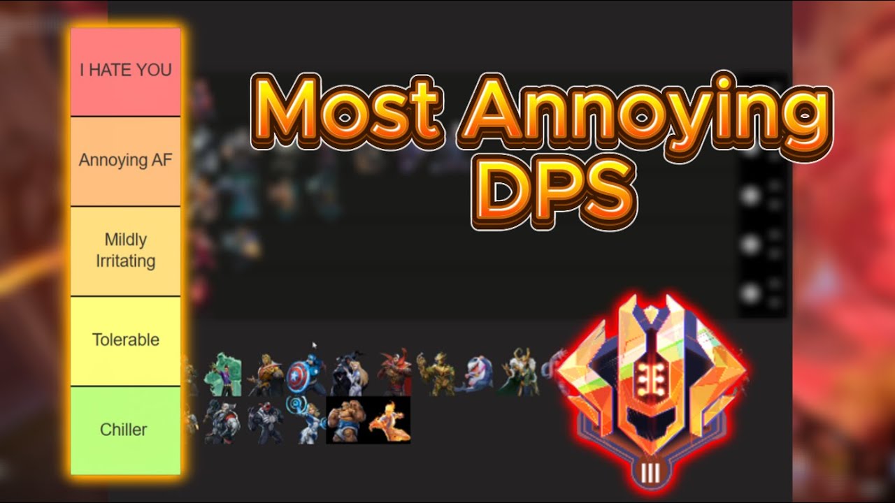 CELESTIAL Rank Tier List: The Most ANNOYING DPS Heroes in Marvel Rivals ...