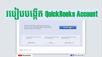 របៀបបង្កើតQuickBooks Account