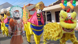 LUCU! BARONGSAI DAN BARONGAN NGARAK PENGANTIN SUNAT, PENGANTEN SUNATNYA NAIK BURUNG TERBANG