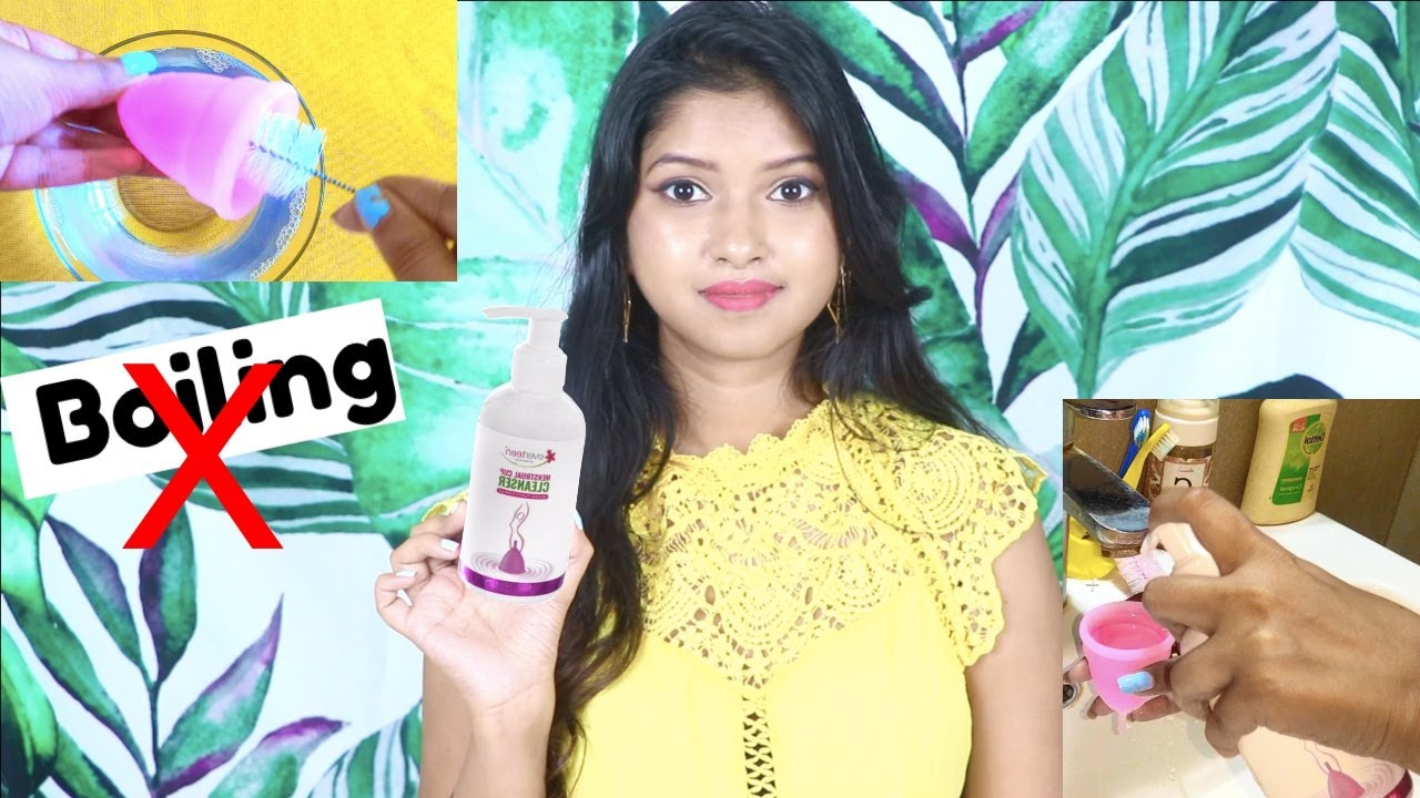 The Right way to clean menstrual cup /How to use everteen menstrual cup