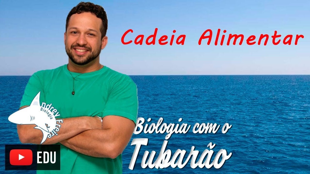 Ecologia - Cadeia Alimentar (Fluxo de energia e Biomagnificação) - Biologia com o tubarão