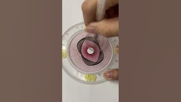 Deeply Satisfying ASMR Visuals | Relaxing Spiral Patterns for Rest! #art #shorts #spirograph #asmr