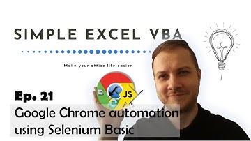 Google Chrome Automation using Selenium Basic - Simple Excel VBA