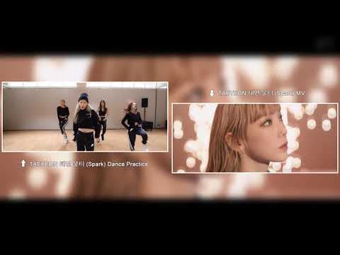 TAEYEON 태연 불티 (Spark) Dance Practice x MV   Mix.Ver.