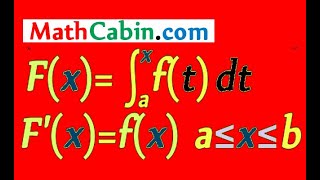 ∫ Second Fundamental Theorem of Calculus problem ! ! ! ! !