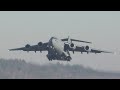 4k amc mcguire 044128 boeing c17a globemaster ii usaf takeoff etar