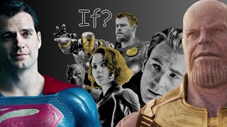 If superman was in the endgame || Thanos Vs Superman