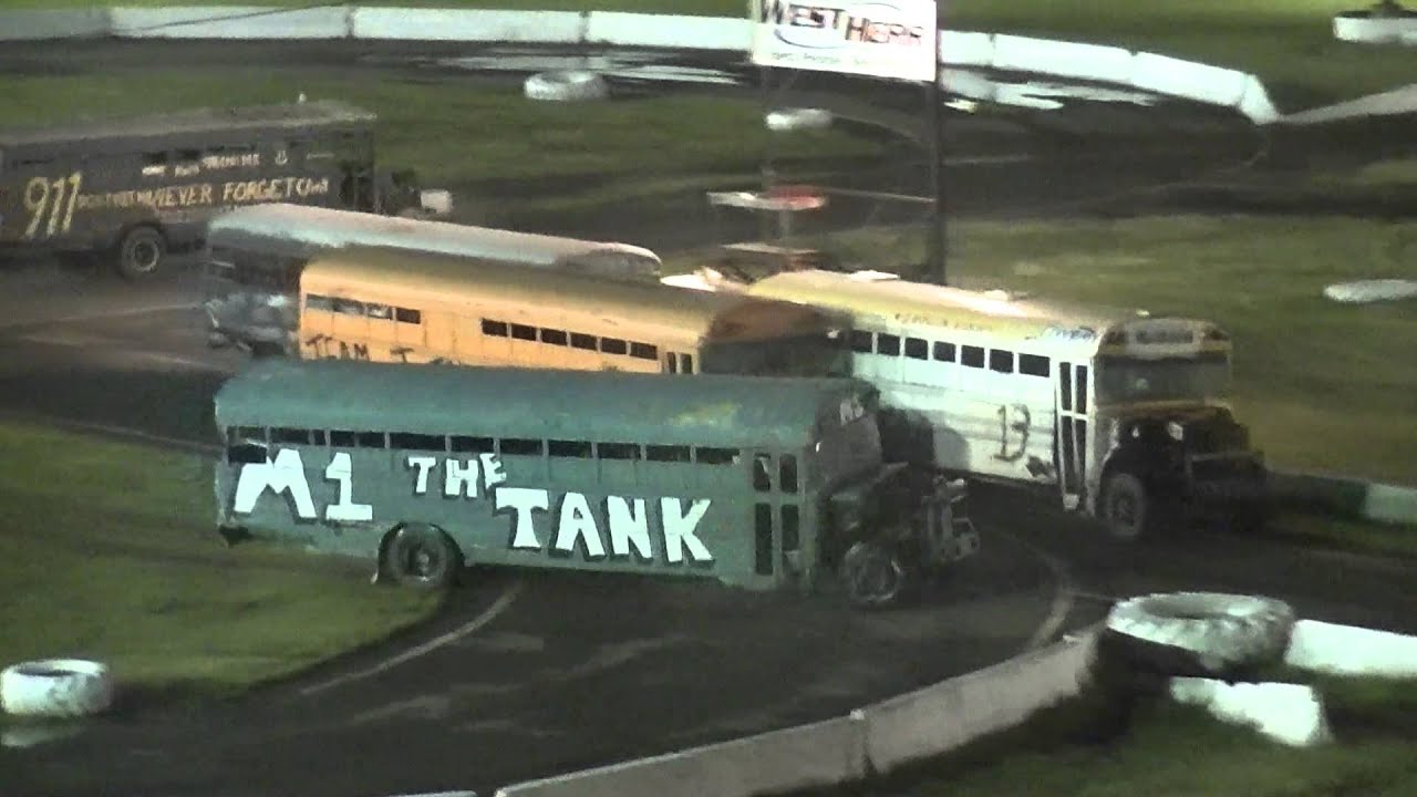 Holland Speedway CrashARama School Bus Figure 8 6.8.13 YouTube