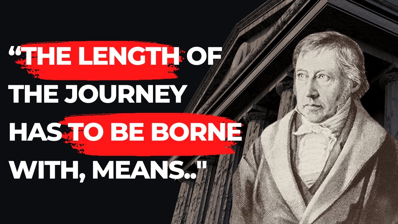 Georg Wilhelm Friedrich Hegel - German Philosopher Motivational Quotes That Make You Unstoppable