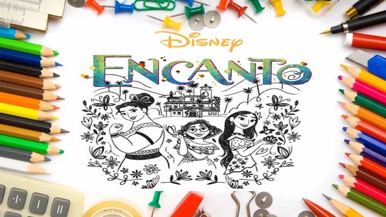 Disney's Encanto Coloring Book Compilation Madrigal Sisters★  ★ Step by Step 