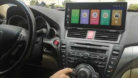 Acura TL 2009–2014 Android 12.3” Tesla-Style Screen Demo | Wireless CarPlay + GPS