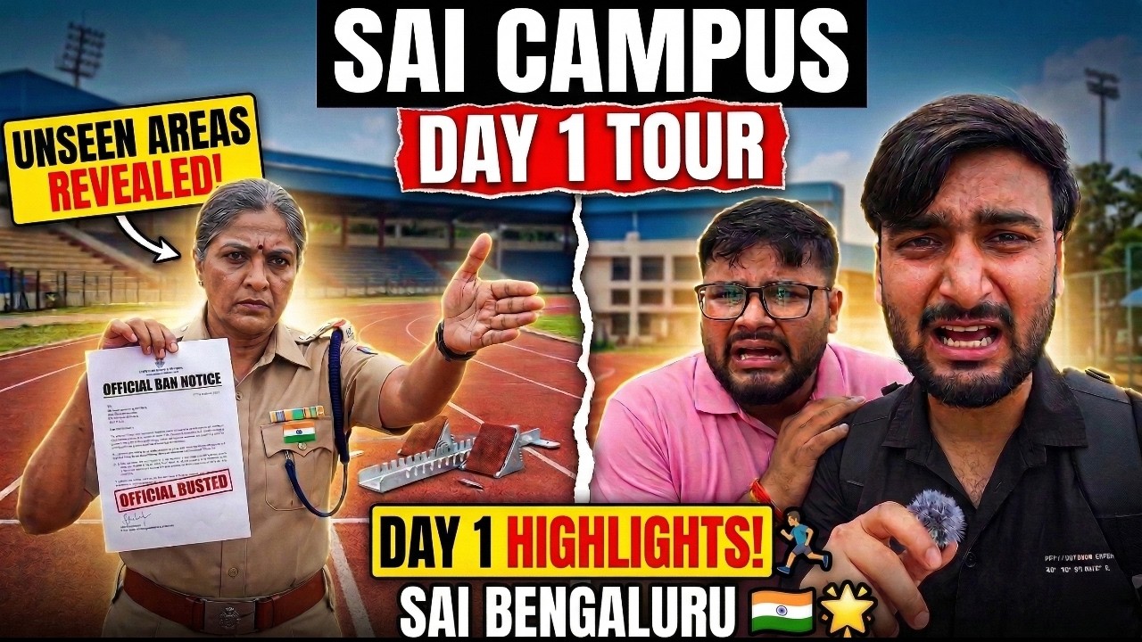 Day 1 at SAI Campus | Blamed IRAN-ISRAEL War for Being LATE!🤣✈️ | PRANK Gone Wrong in Bangalore🏃‍♂️