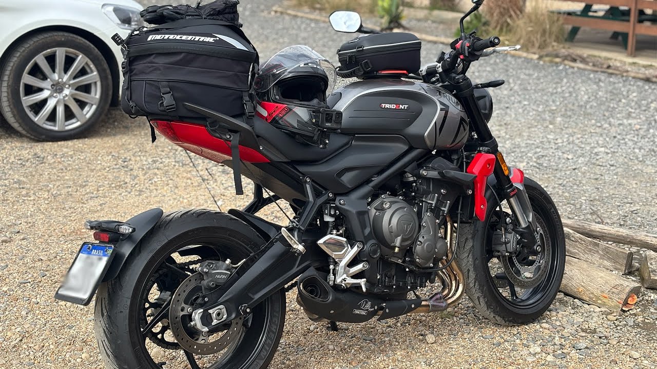 Dica de BOLSAS baratas para viajar de moto Naked