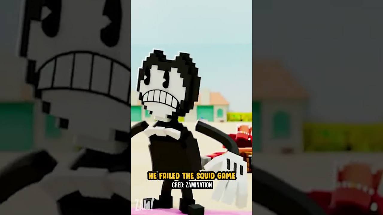 Bendy cheats in the Squid Game and gets...😔