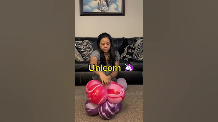 UNICORN BOUQUET🦄 #balloons #balloondecorationideas #shorts #short #howto #lorenaballoons #unicorn