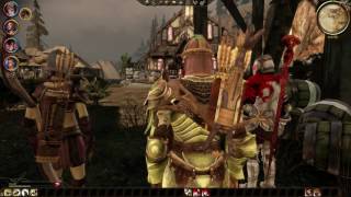 175 Let's play Dragon Age Origins game. Replenishing supplies with Owen, Varathorn, and at Camp.